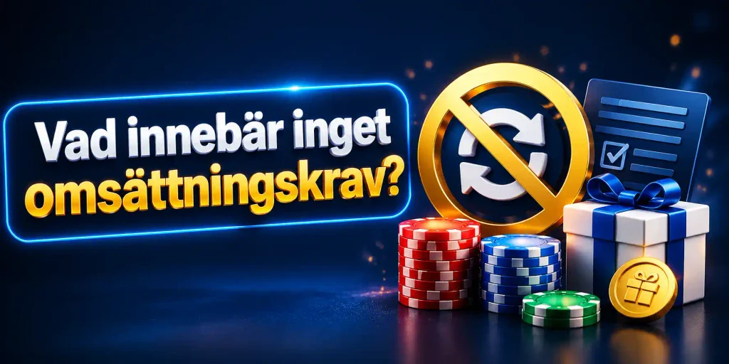 Vad innebär inget omsättningskrav?